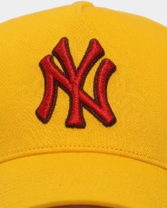 47 Brand New York Yankees 'Mustard & Ketchup' Sure Shot MVP DT Snapback Yellow/Red sold by Culture Kings