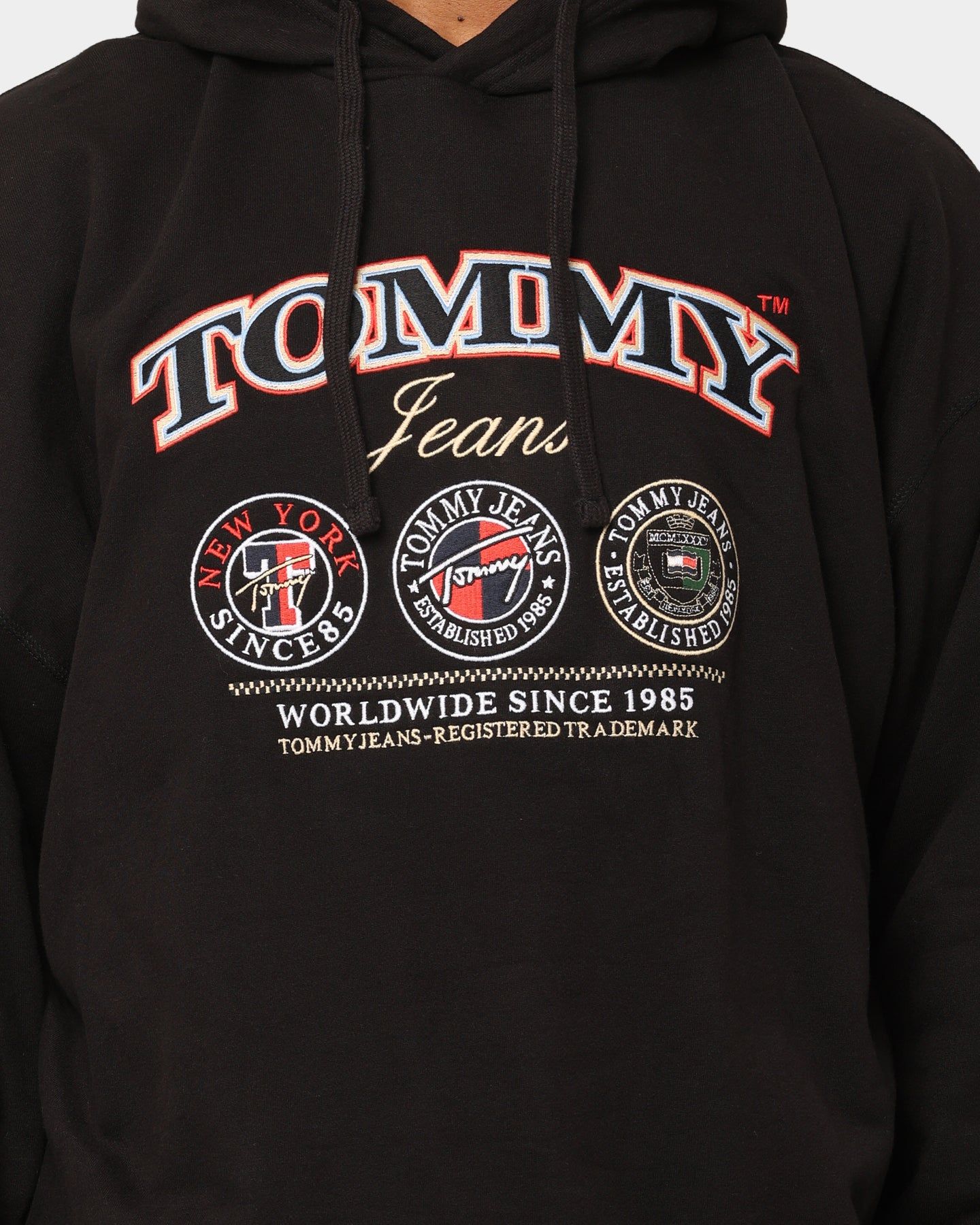 Tommy Jeans TJM Skater TJ Luxe Hoodie Black sold by Culture Kings product image thumbnail 3
