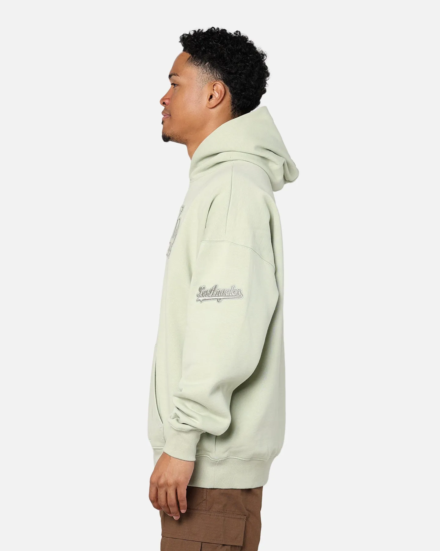 Pro Standard Los Angeles Dodgers Drop Shoulder Hoodie Moss sold by Culture Kings product image thumbnail 5
