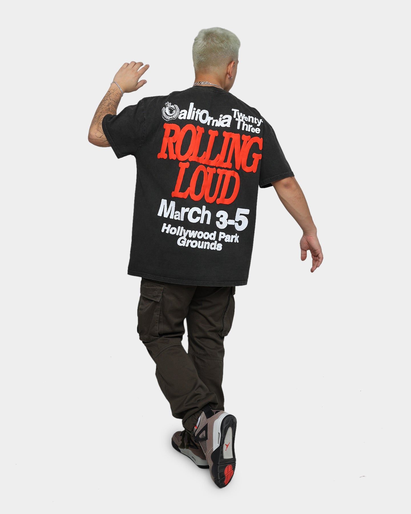 Rolling Loud Rolling Loud Venue Vintage T-Shirt Black Wash sold by Culture Kings product image thumbnail 3