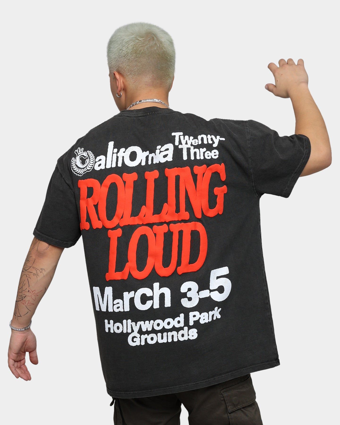 Rolling Loud Rolling Loud Venue Vintage T-Shirt Black Wash sold by Culture Kings