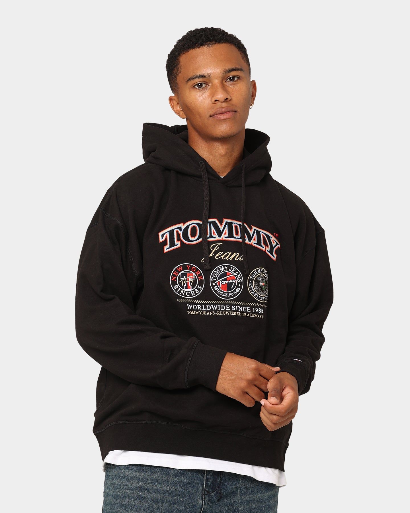 Tommy Jeans TJM Skater TJ Luxe Hoodie Black sold by Culture Kings