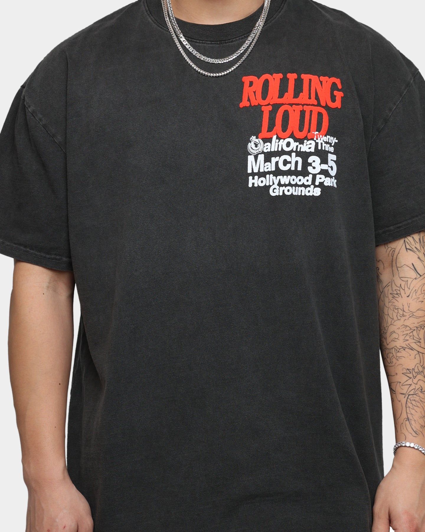 Rolling Loud Rolling Loud Venue Vintage T-Shirt Black Wash sold by Culture Kings product image thumbnail 4