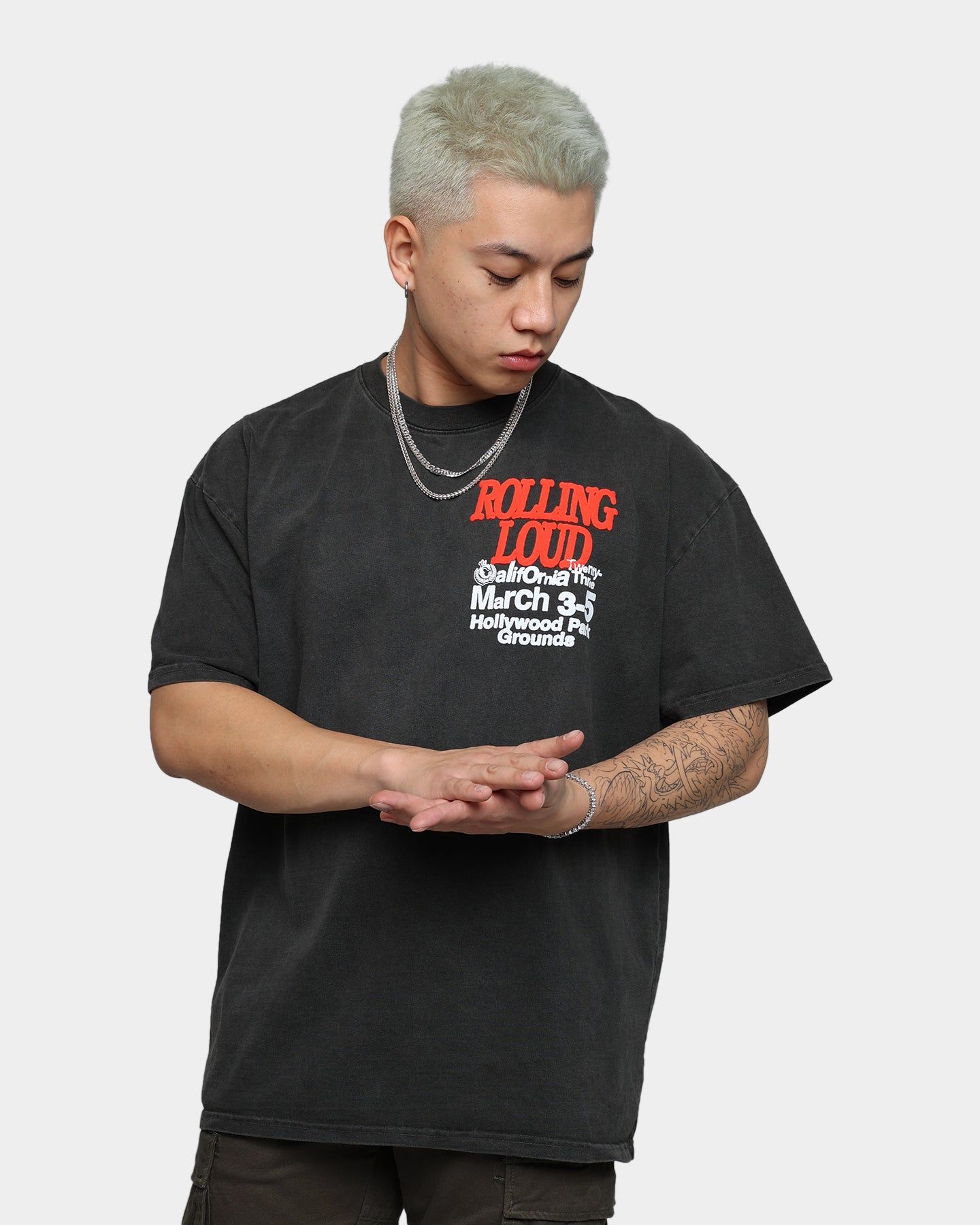 Rolling Loud Rolling Loud Venue Vintage T-Shirt Black Wash sold by Culture Kings product image thumbnail 2