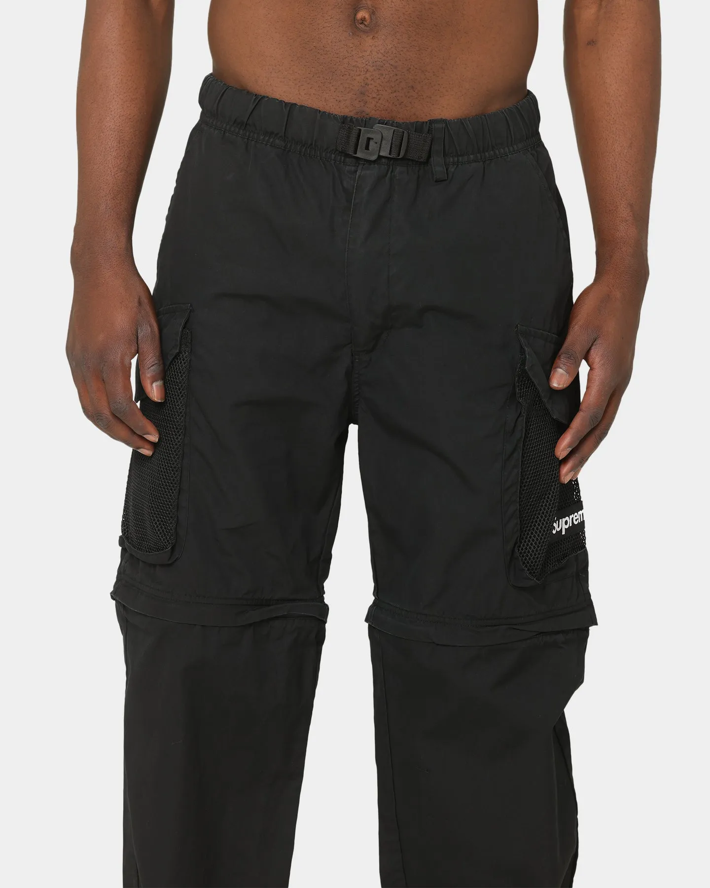 Supreme Mesh Pocket Belted Cargo Pants Black sold by Culture Kings product image thumbnail 3