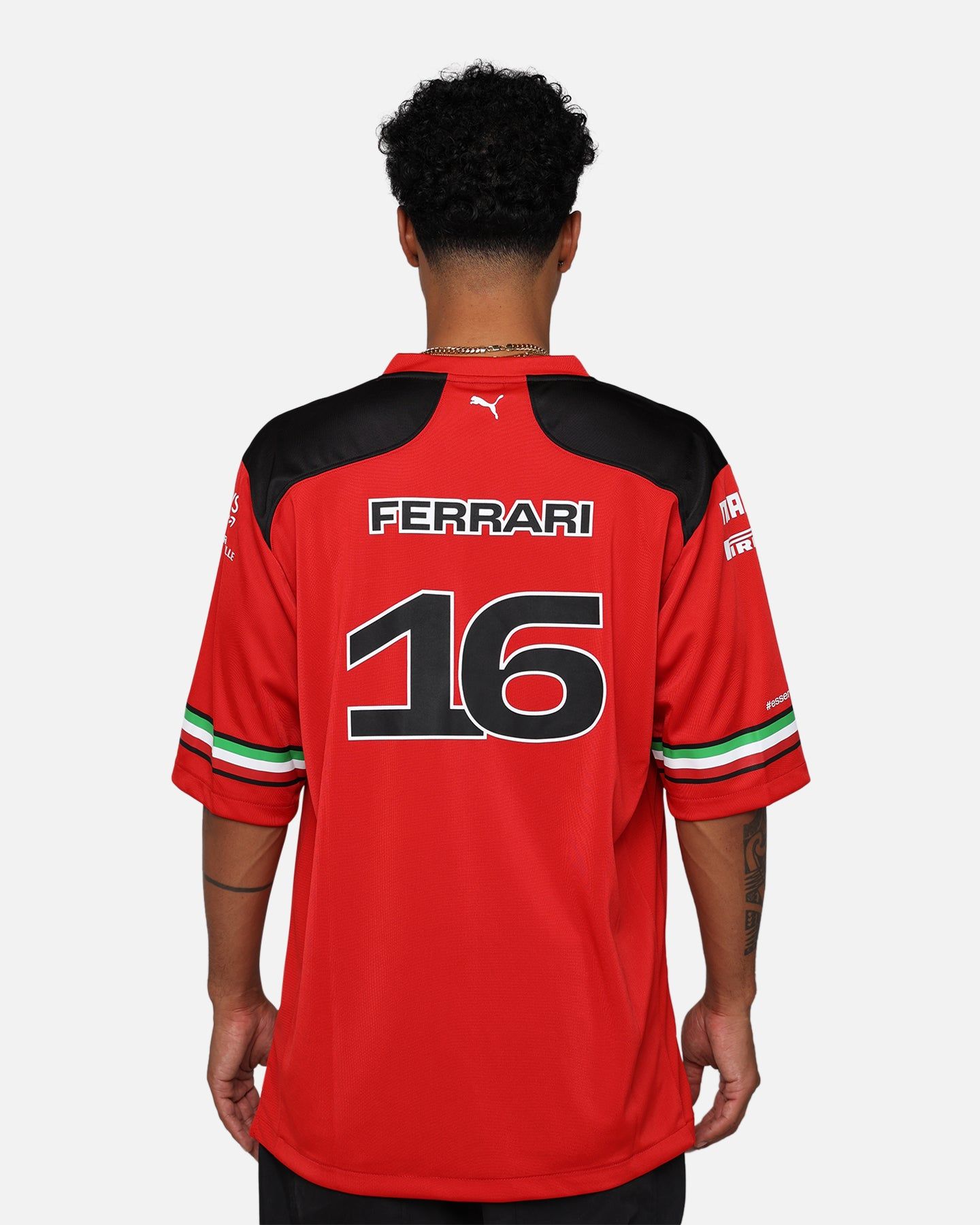Puma X Scuderia Ferrari Charles Leclerc American Football Jersey Rosso Corsa sold by Culture Kings product image thumbnail 5