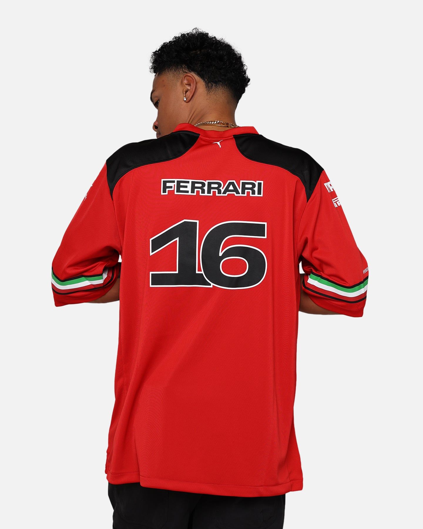 Puma X Scuderia Ferrari Charles Leclerc American Football Jersey Rosso Corsa sold by Culture Kings product image thumbnail 2