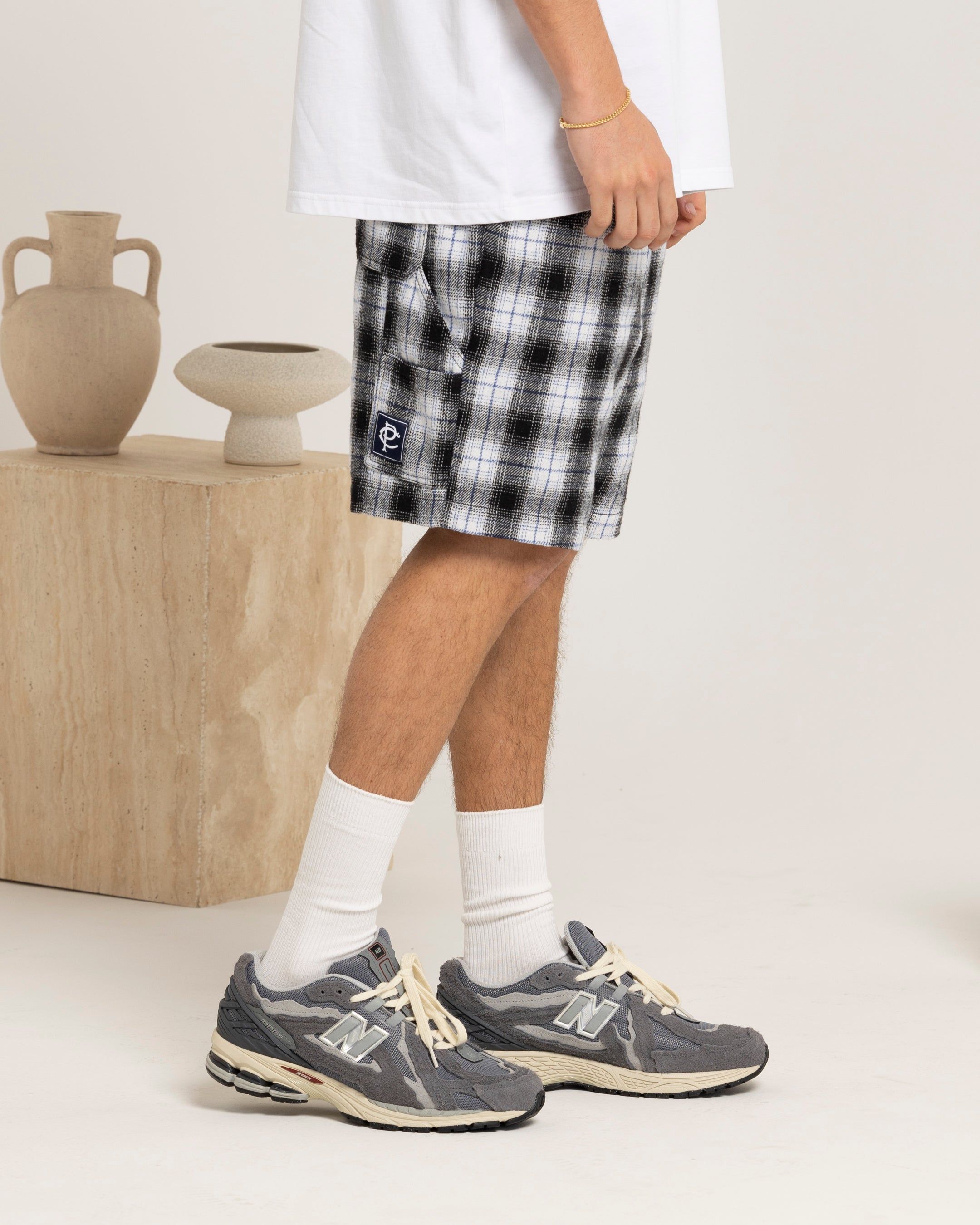 Carre Daily Shorts Black Plaid sold by Culture Kings product image thumbnail 3