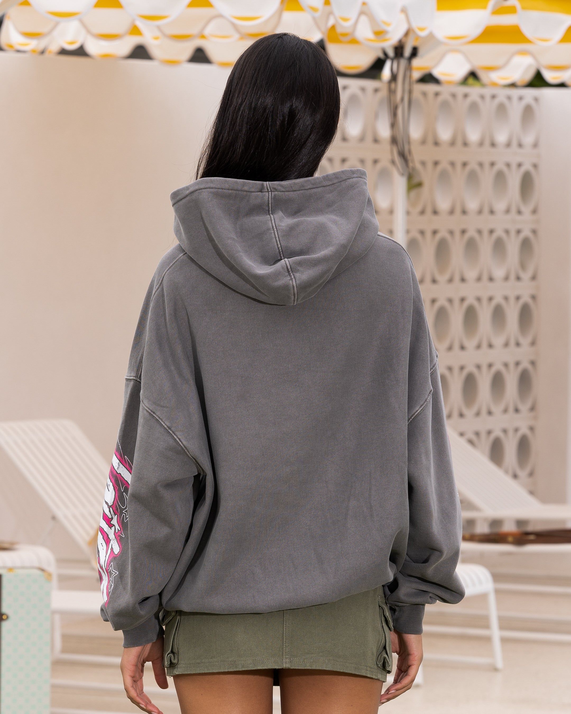 Loiter Wave Break Vintage Hoodie Charcoal sold by Culture Kings product image thumbnail 4