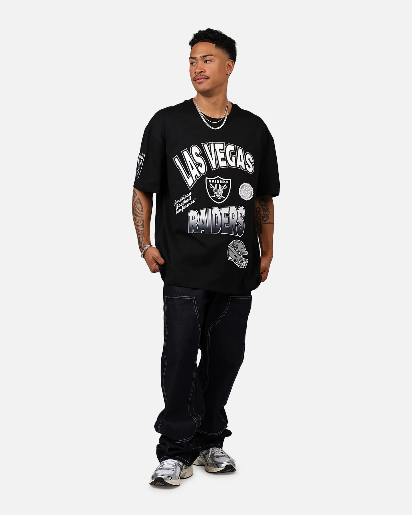 Pro Standard Las Vegas Raiders Turn It Up T-Shirt Black sold by Culture Kings product image thumbnail 3