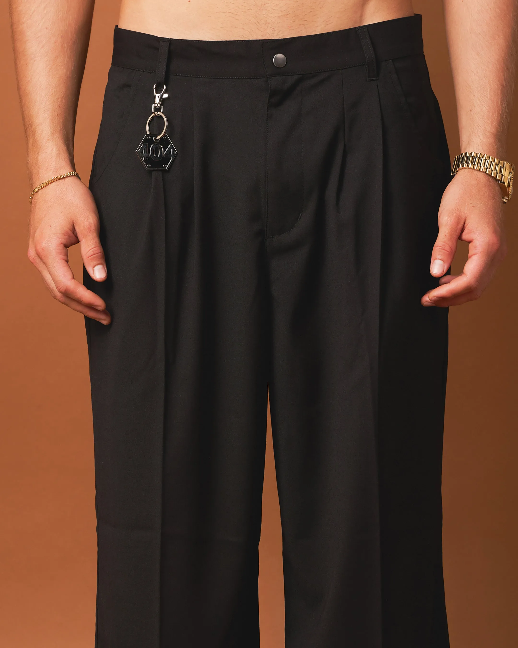 404 Flare Trousers Black sold by Culture Kings product image thumbnail 3