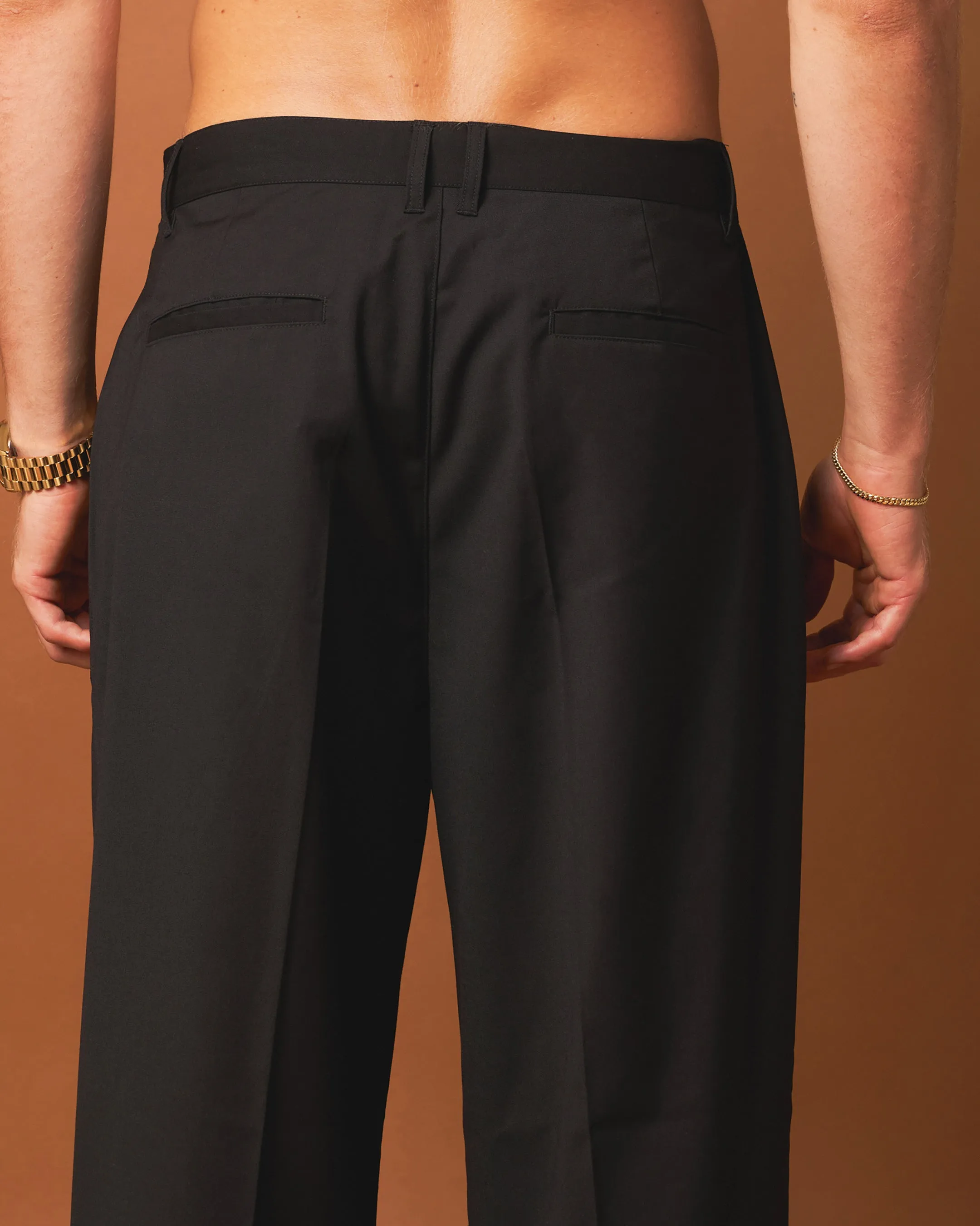 404 Flare Trousers Black sold by Culture Kings product image thumbnail 4