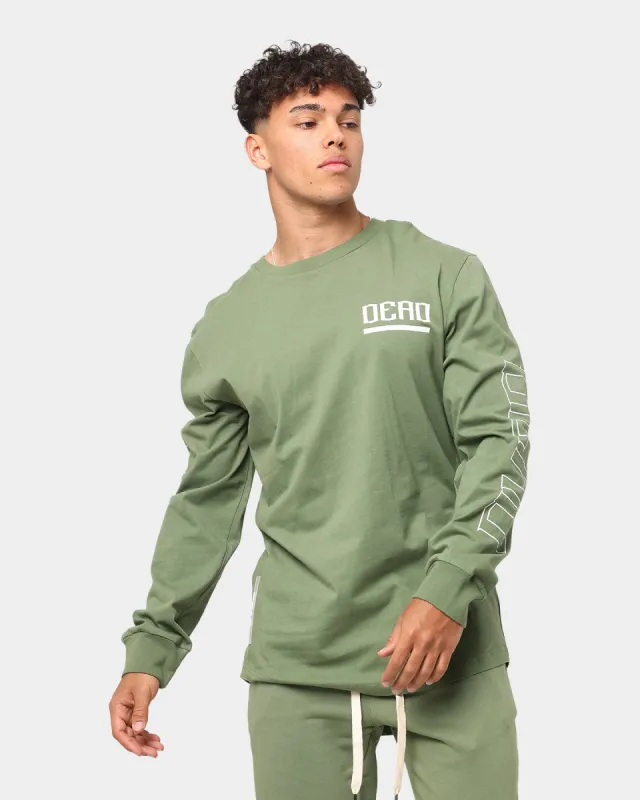 Dead Studios Rival Long Sleeve T-Shirt Olive Green sold by Culture Kings