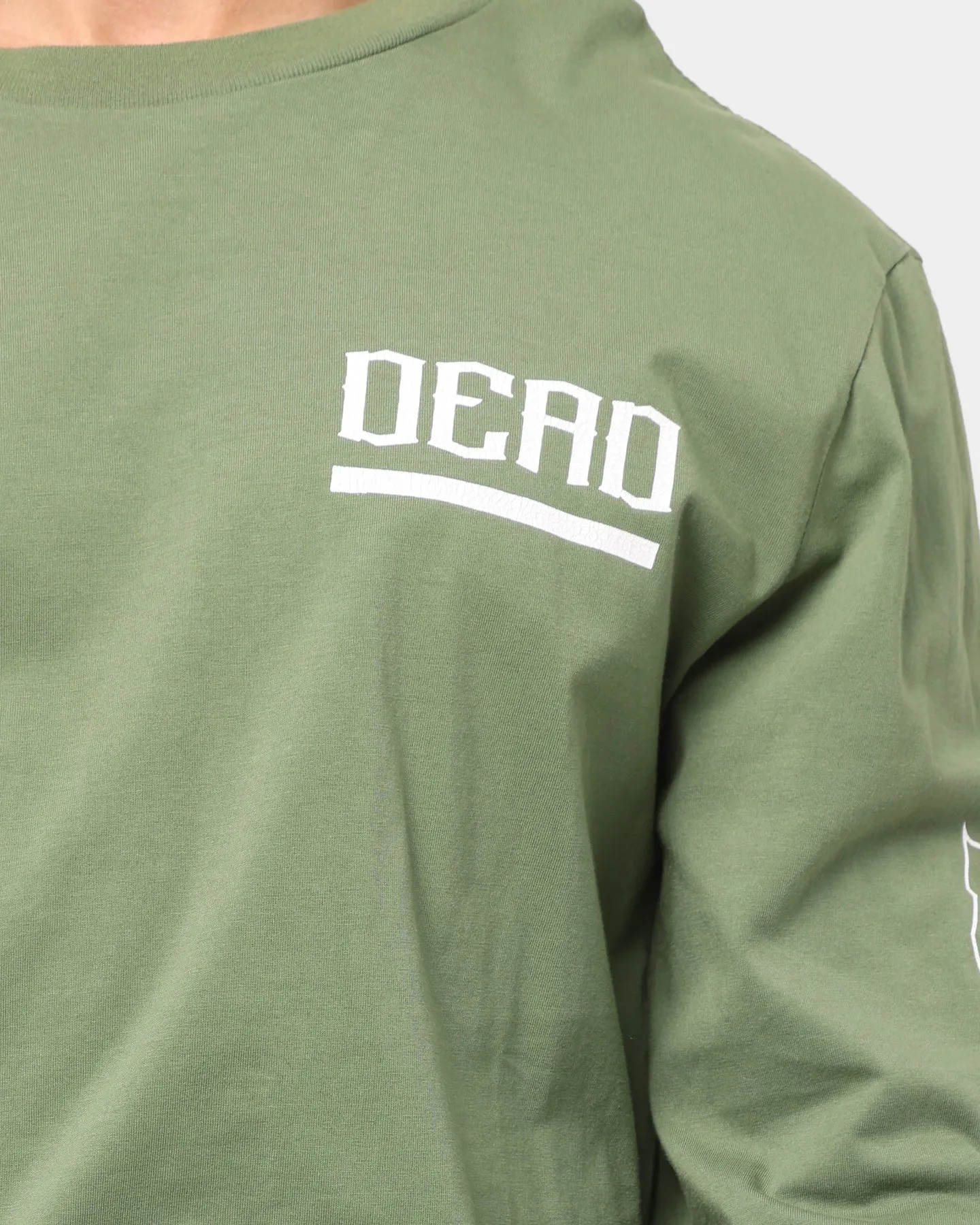 Dead Studios Rival Long Sleeve T-Shirt Olive Green sold by Culture Kings product image thumbnail 3