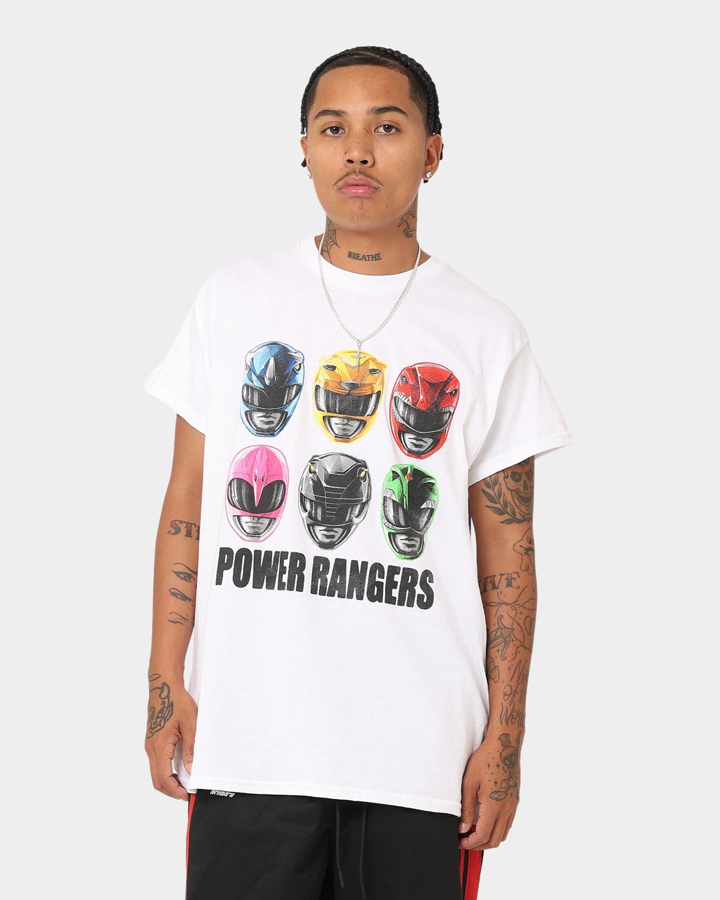 American Thrift X Power Rangers Power Rangers Vintage T-Shirt White sold by Culture Kings