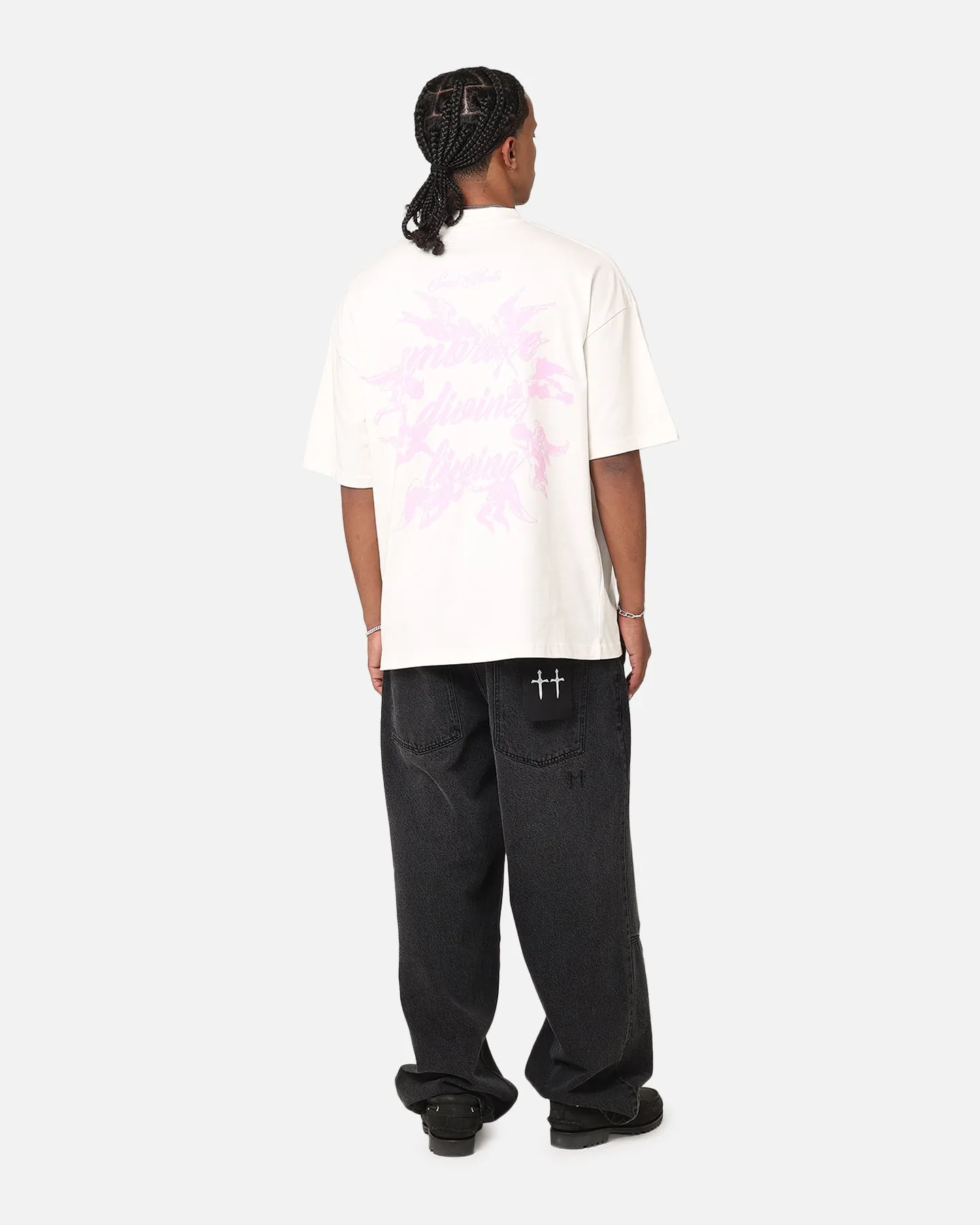 Saint Morta Divine Living T-Shirt Off White sold by Culture Kings product image thumbnail 3