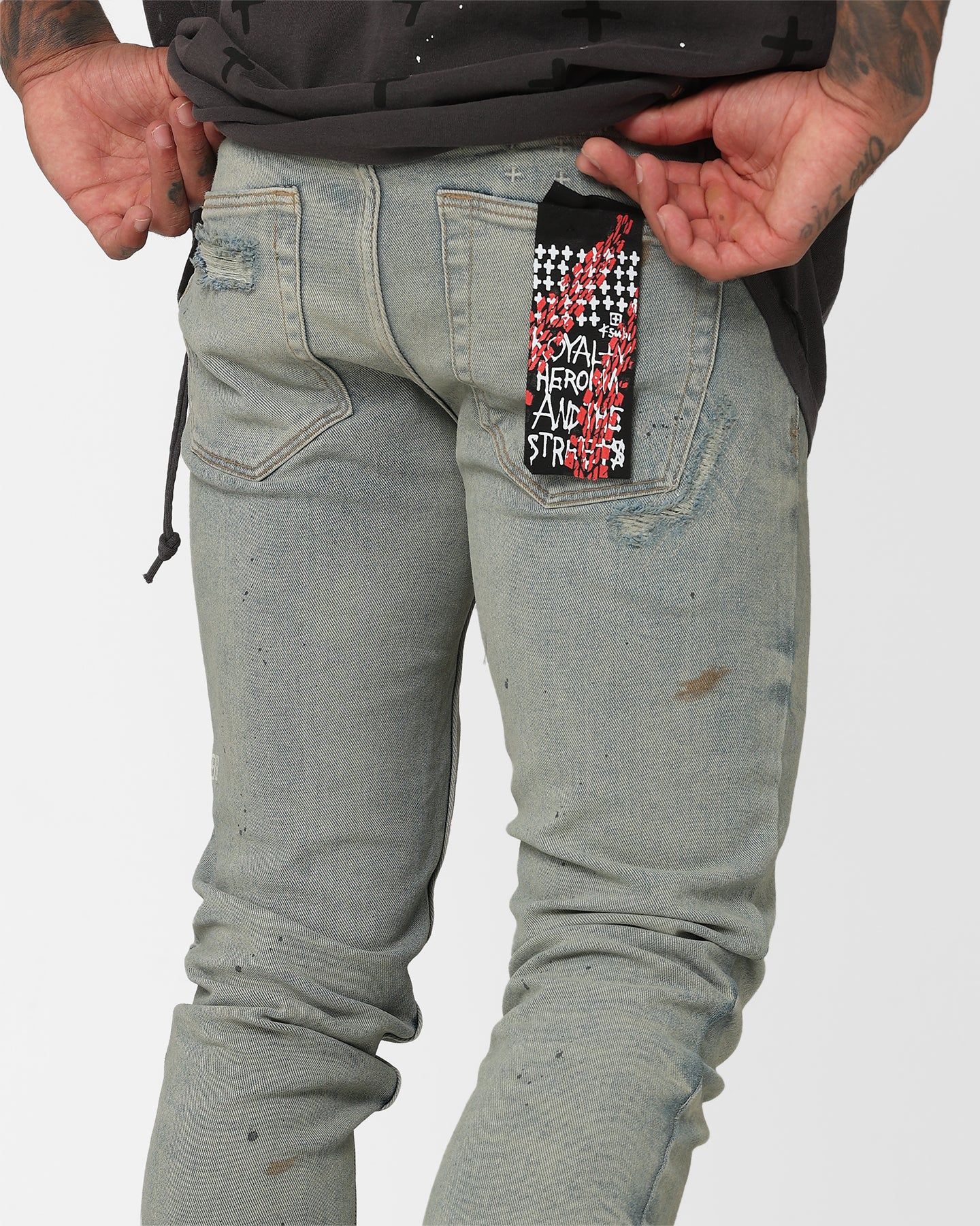 Ksubi X A$AP TyY Oil Slicker Jeans Denim/Linen sold by Culture Kings product image thumbnail 3