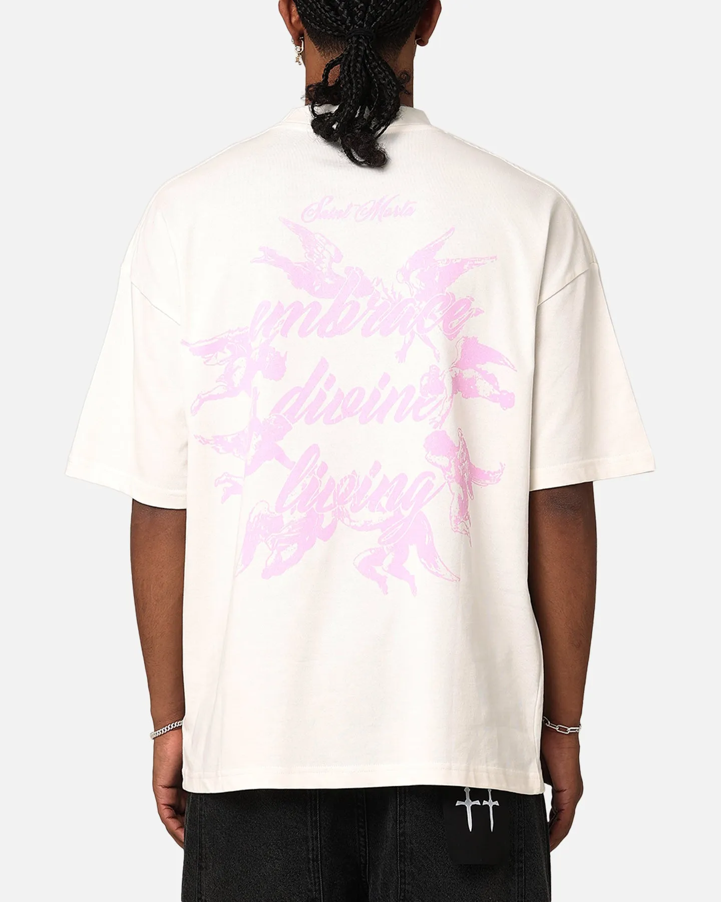 Saint Morta Divine Living T-Shirt Off White sold by Culture Kings
