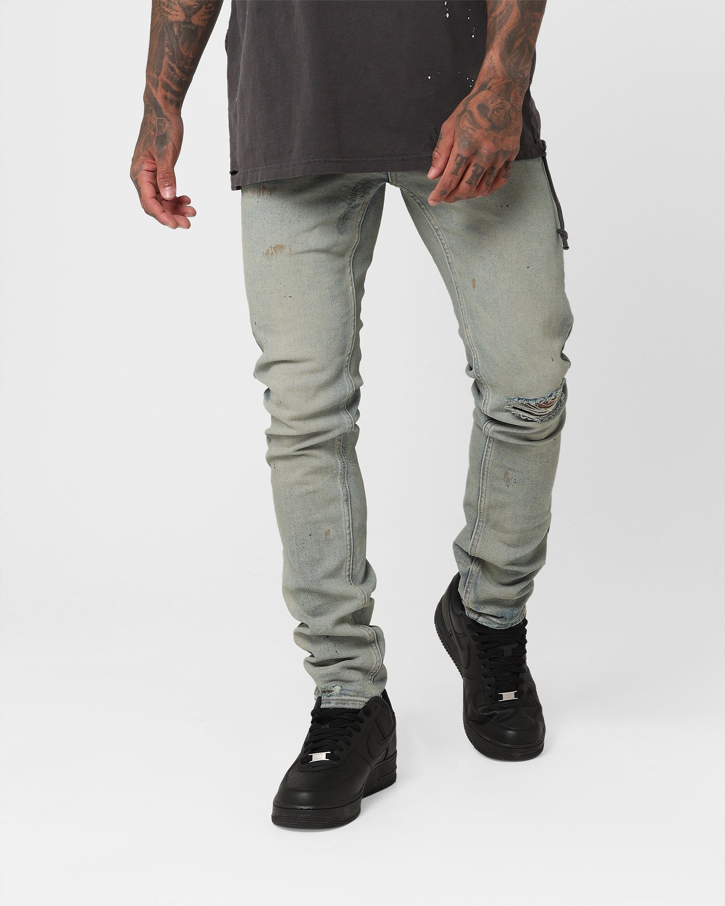 Ksubi X A$AP TyY Oil Slicker Jeans Denim/Linen sold by Culture Kings