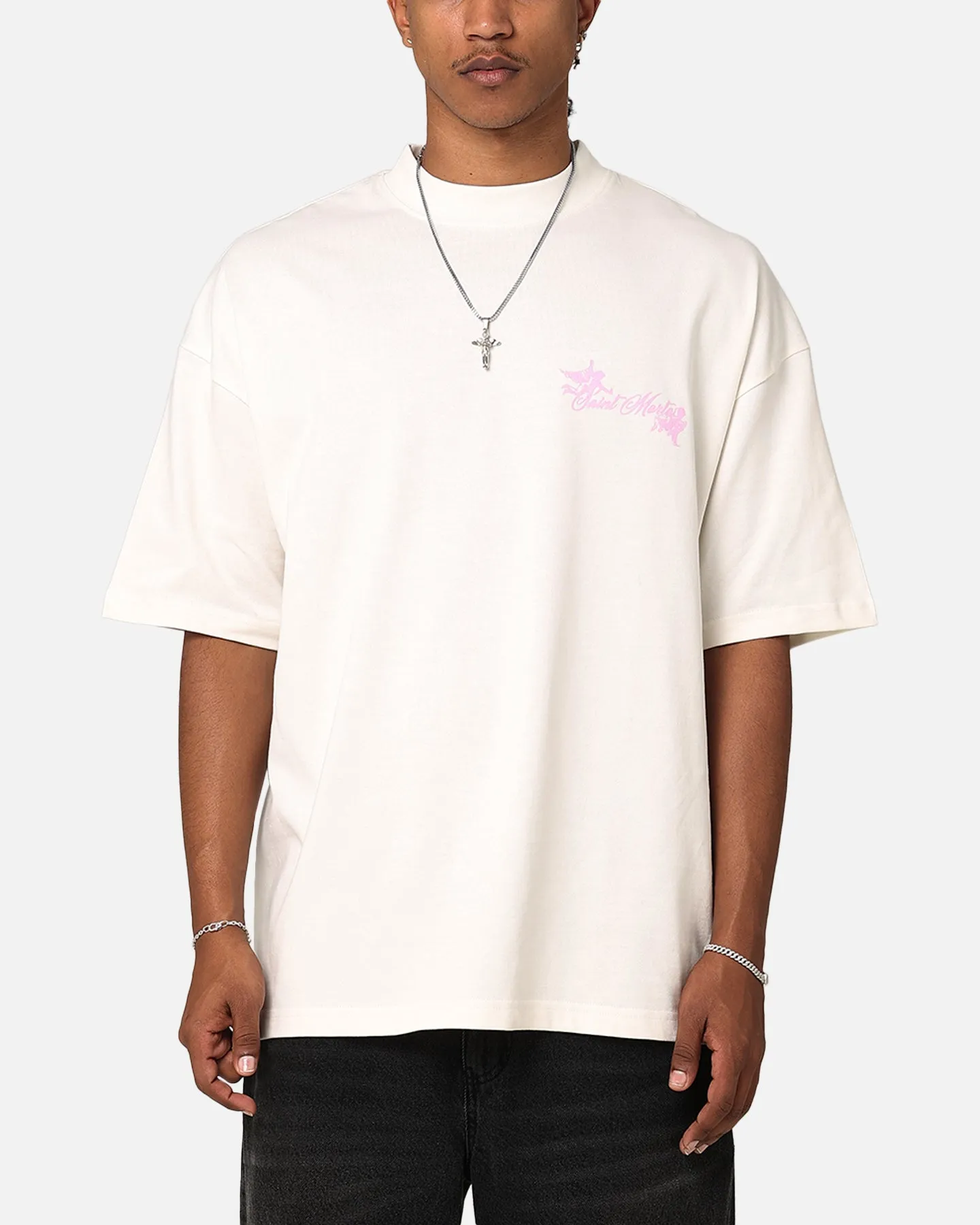 Saint Morta Divine Living T-Shirt Off White sold by Culture Kings product image thumbnail 2