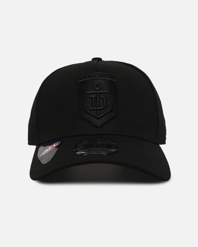 New Era Fremantle Dockers 'Triple Black' 9FORTY A-Frame Snapback Black sold by Culture Kings