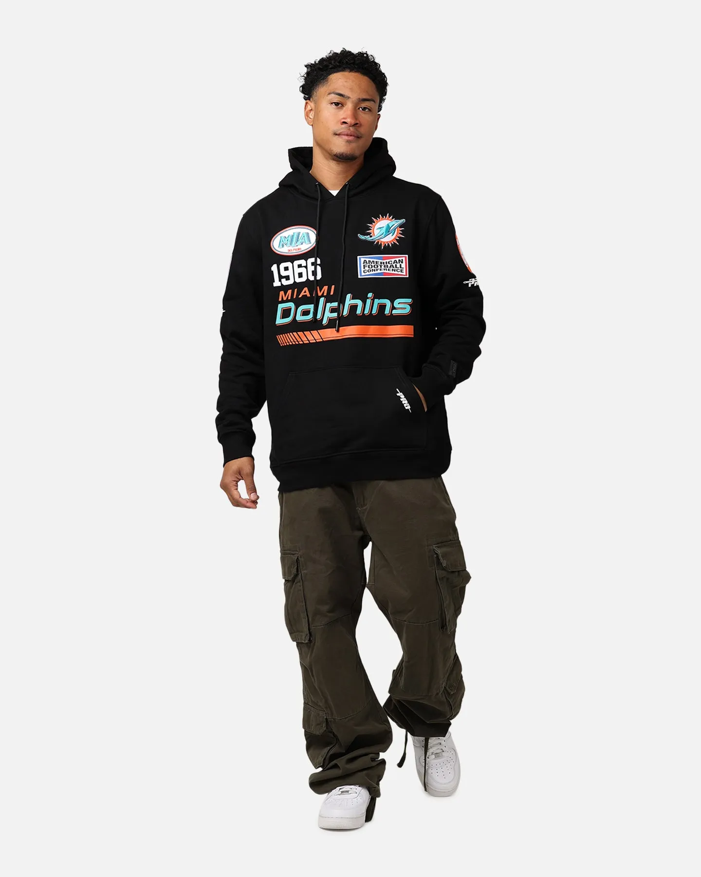 Pro Standard Miami Dolphins Fast Lane Hoodie Black sold by Culture Kings product image thumbnail 3