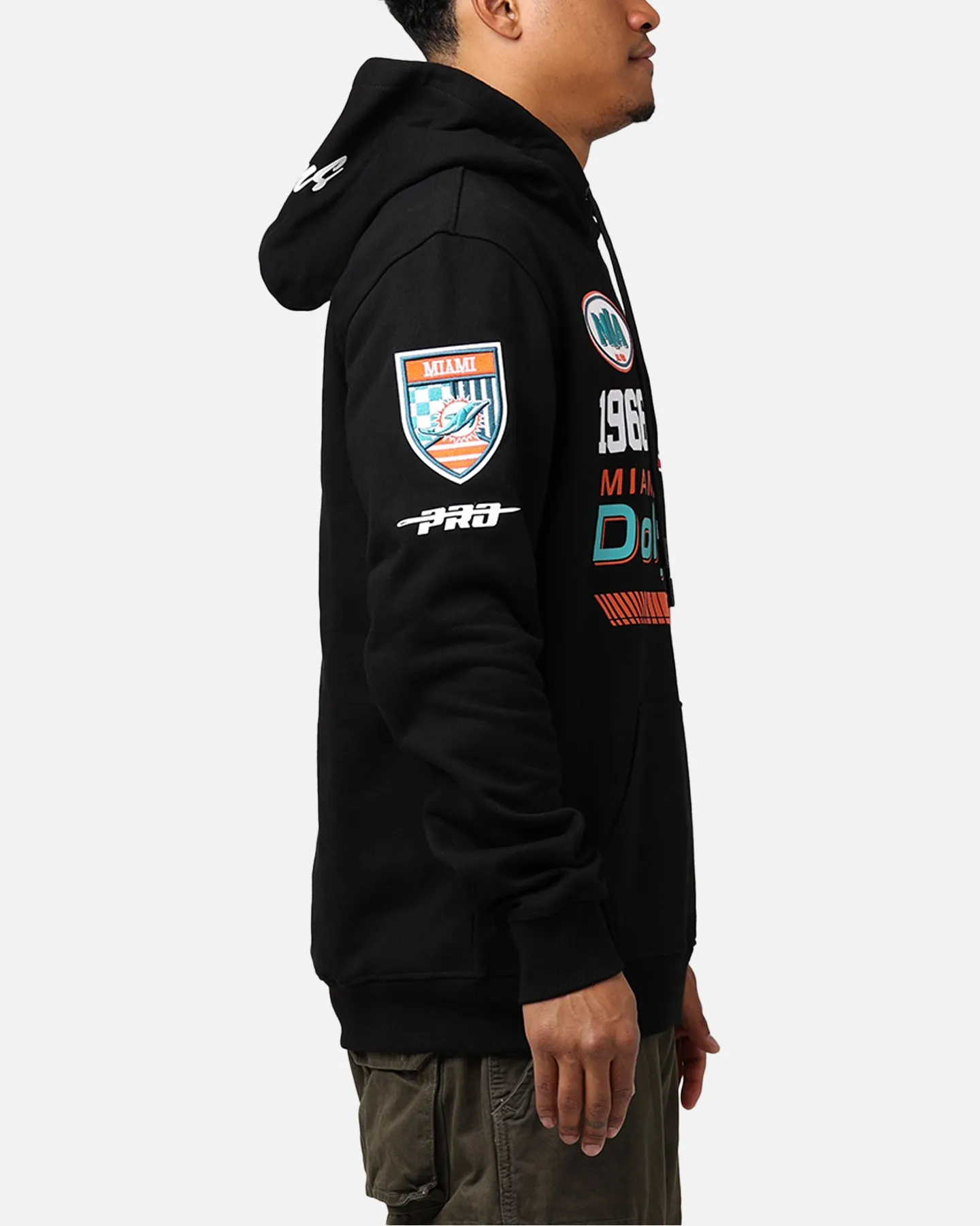 Pro Standard Miami Dolphins Fast Lane Hoodie Black sold by Culture Kings product image thumbnail 4