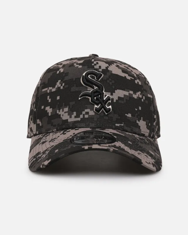 New Era Chicago White Sox 'Black Digi Camo' 9FORTY A-Frame Snapback Black/Grey sold by Culture Kings