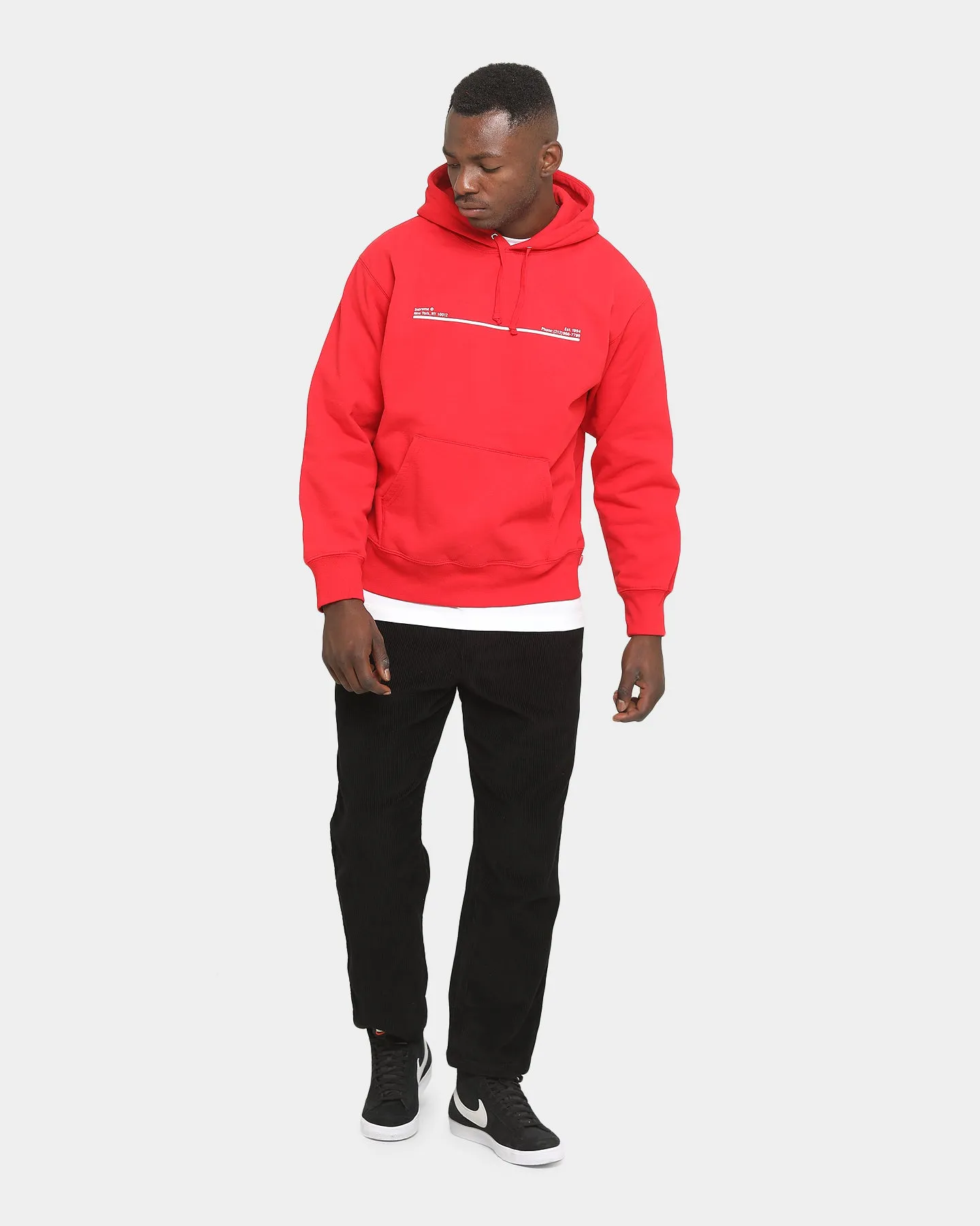 Supreme Shop Hooded Sweatshirt Red sold by Culture Kings product image thumbnail 2