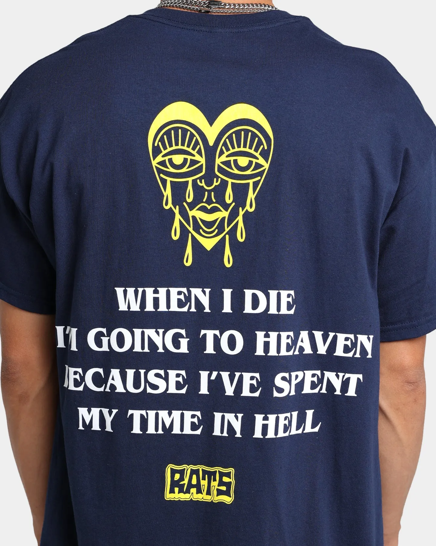 Rats Get Fat When I Die T-Shirt Navy sold by Culture Kings product image thumbnail 5