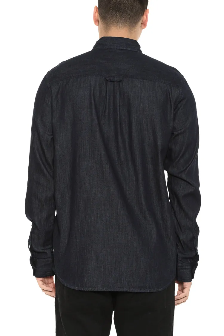 Civil Long Sleeve Button up Dark Denim sold by Culture Kings product image thumbnail 4