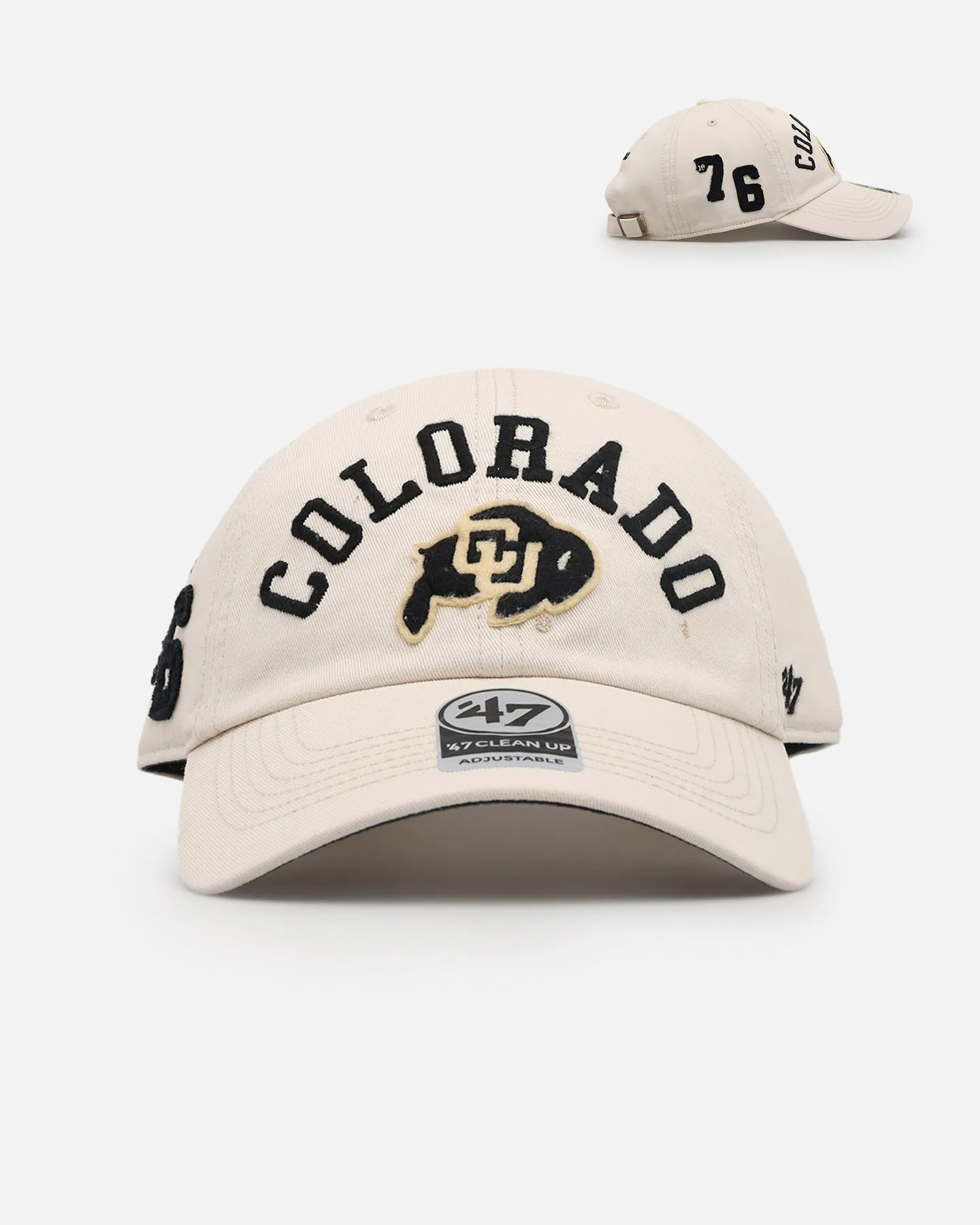 47 Brand Colorado Buffaloes Clubhouse 47 Clean Up Strapback Sand sold by Culture Kings