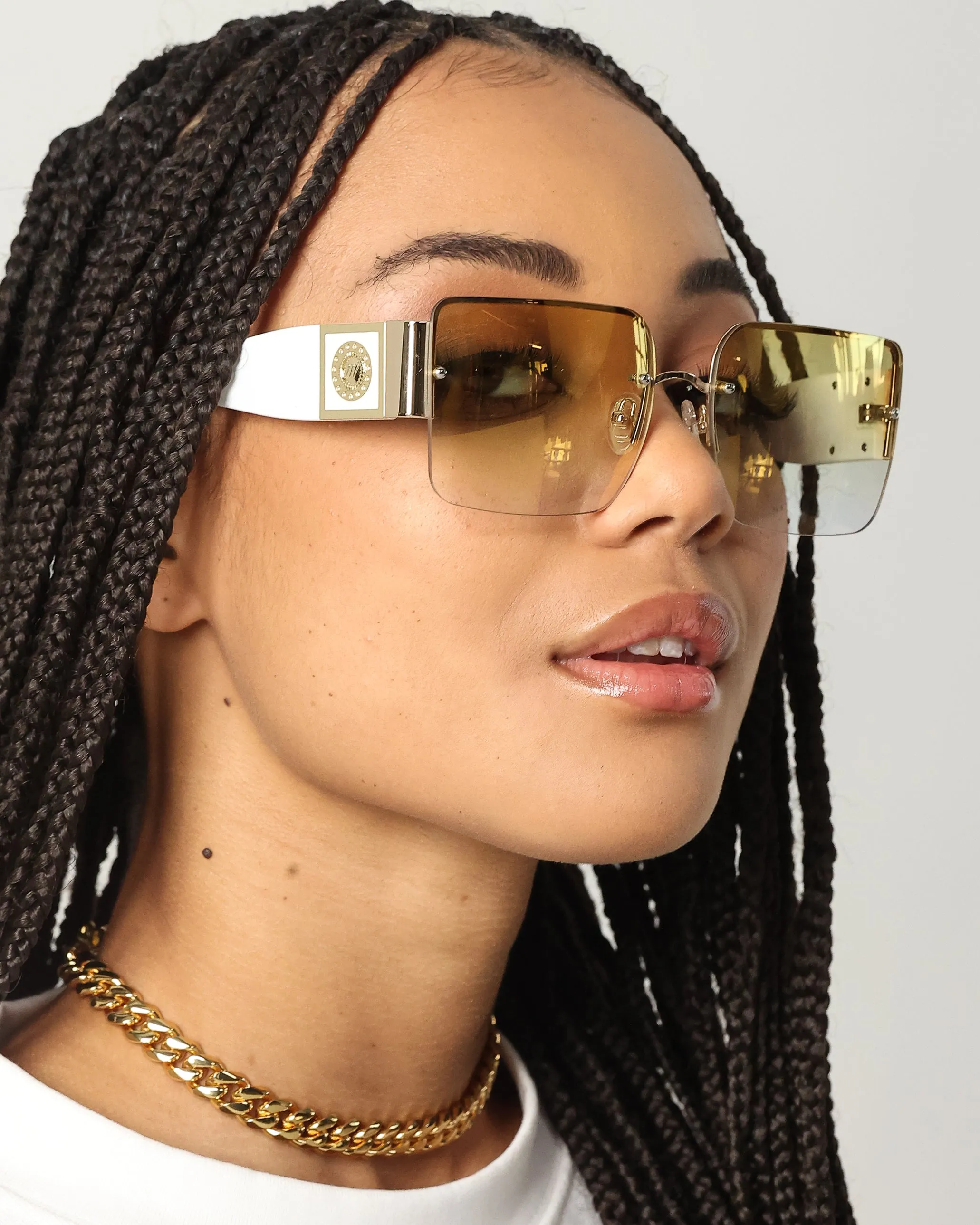 Le Specs What I Want Limited Edition Sunglasses Bright Gold sold by Culture Kings product image thumbnail 3