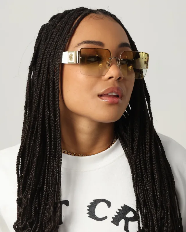 Le Specs What I Want Limited Edition Sunglasses Bright Gold sold by Culture Kings