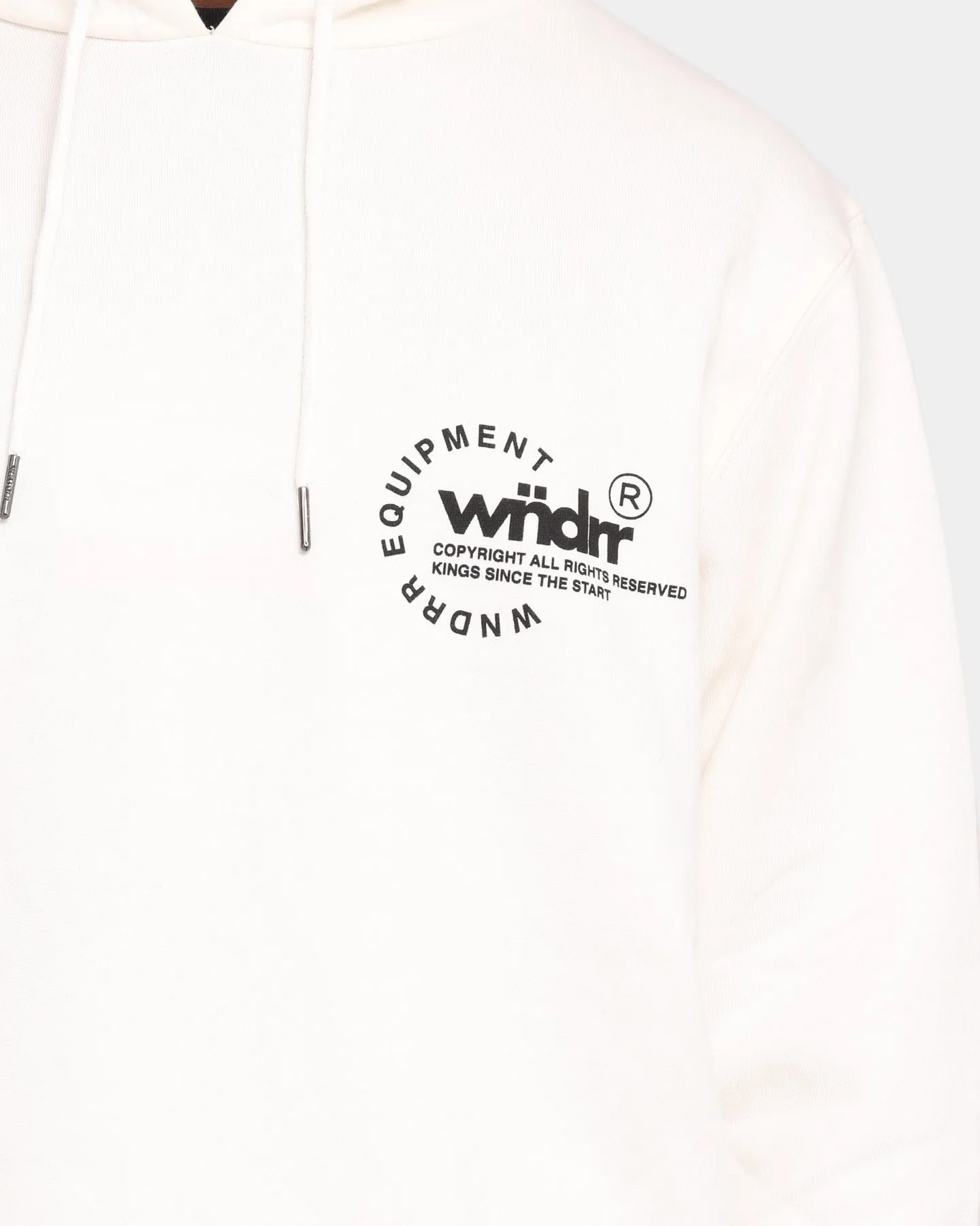 WNDRR Stage Curved Hoodie Off White sold by Culture Kings product image thumbnail 3