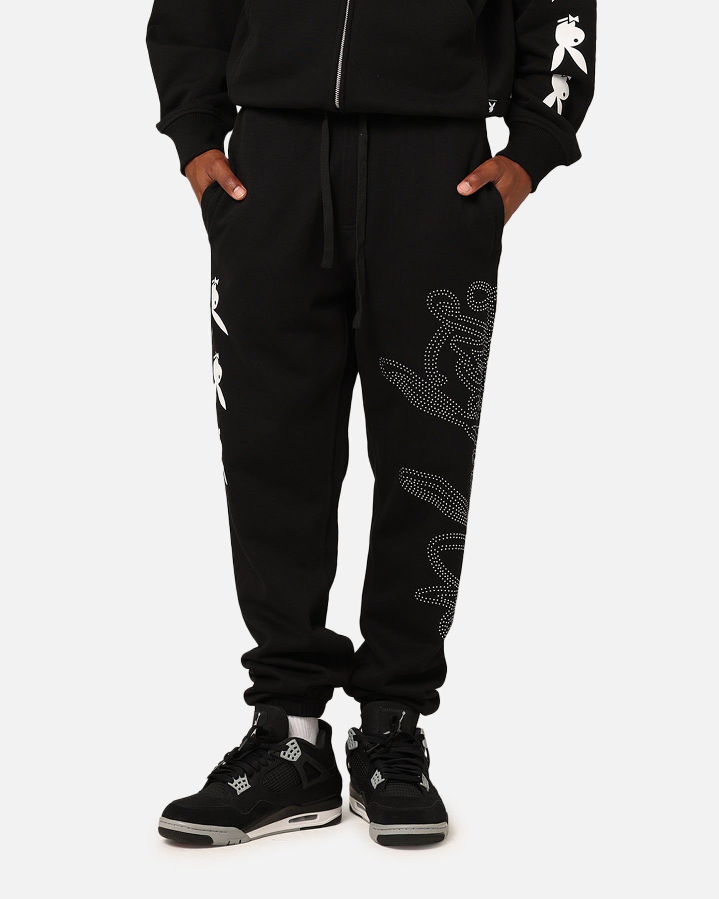 Playboy By Culture Kings Shyne Track Pants Black sold by Culture Kings