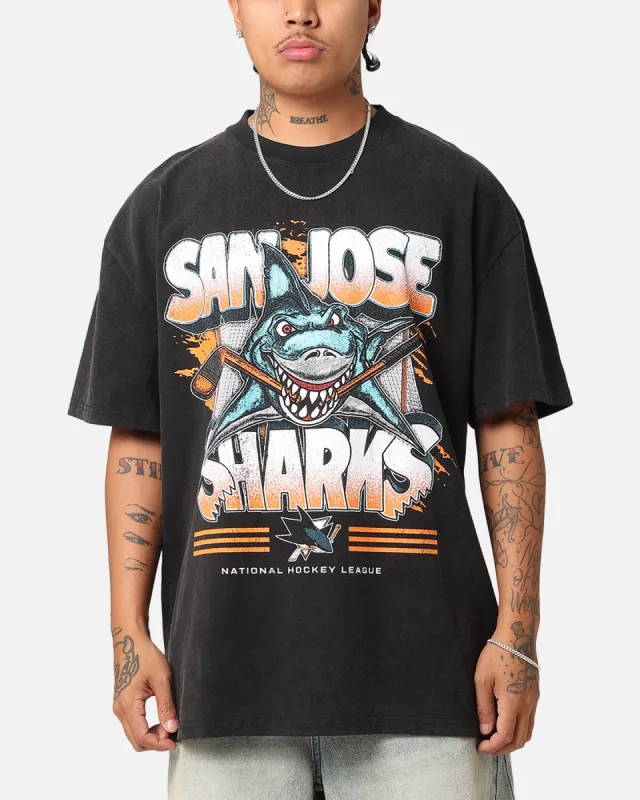 Culture Kings San Jose Sharks Shark Attack Heavy T-Shirt Vintage Black sold by Culture Kings