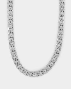 NXS Angular Curb Chain White Gold sold by Culture Kings