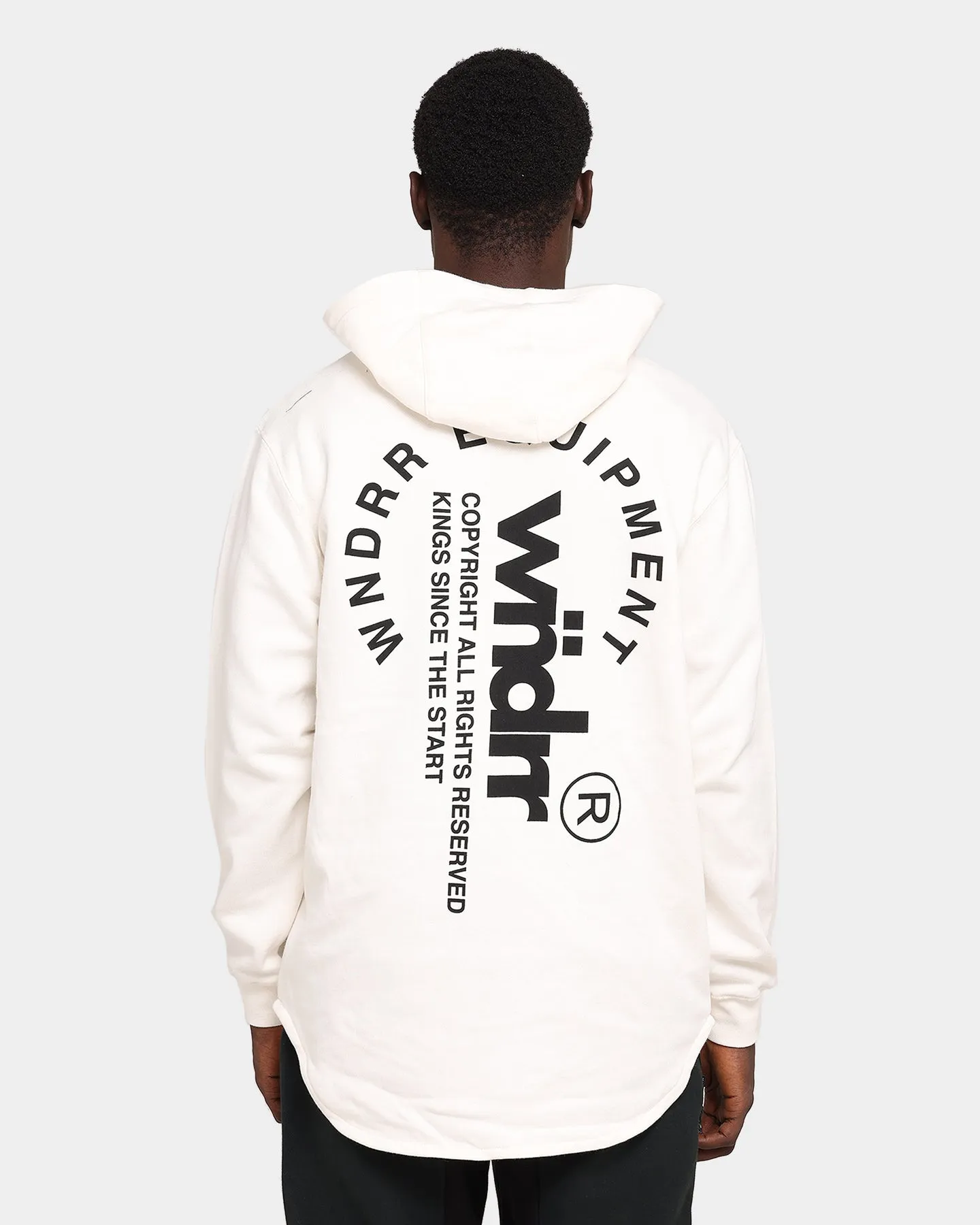 WNDRR Stage Curved Hoodie Off White sold by Culture Kings product image thumbnail 4