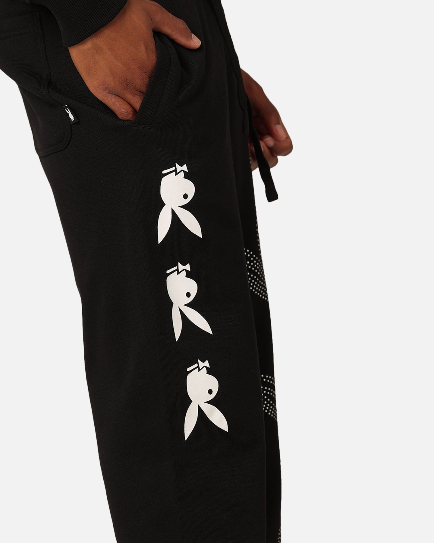 Playboy By Culture Kings Shyne Track Pants Black sold by Culture Kings product image thumbnail 3