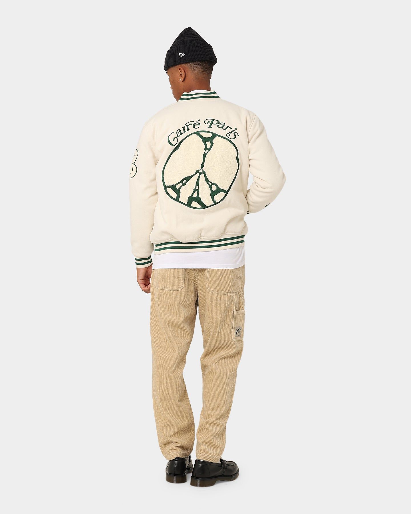 Carre Peace Varsity Jacket Off White/Green sold by Culture Kings product image thumbnail 10