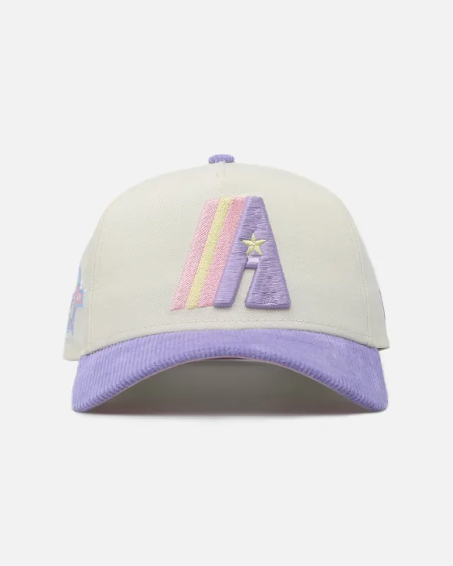 New Era Houston Astros 'Easter Corduroy' 9FORTY A-Frame Snapback White/Lilac sold by Culture Kings