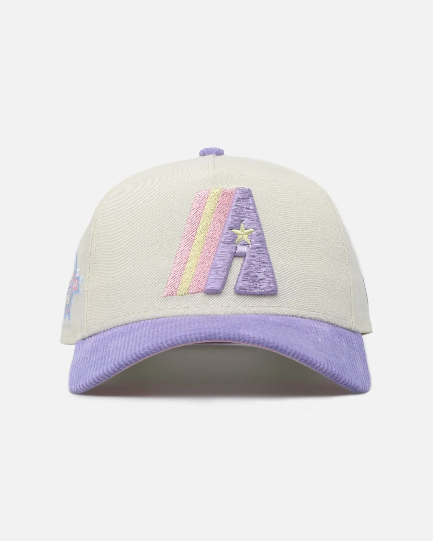New Era Houston Astros 'Easter Corduroy' 9FORTY A-Frame Snapback White/Lilac sold by Culture Kings