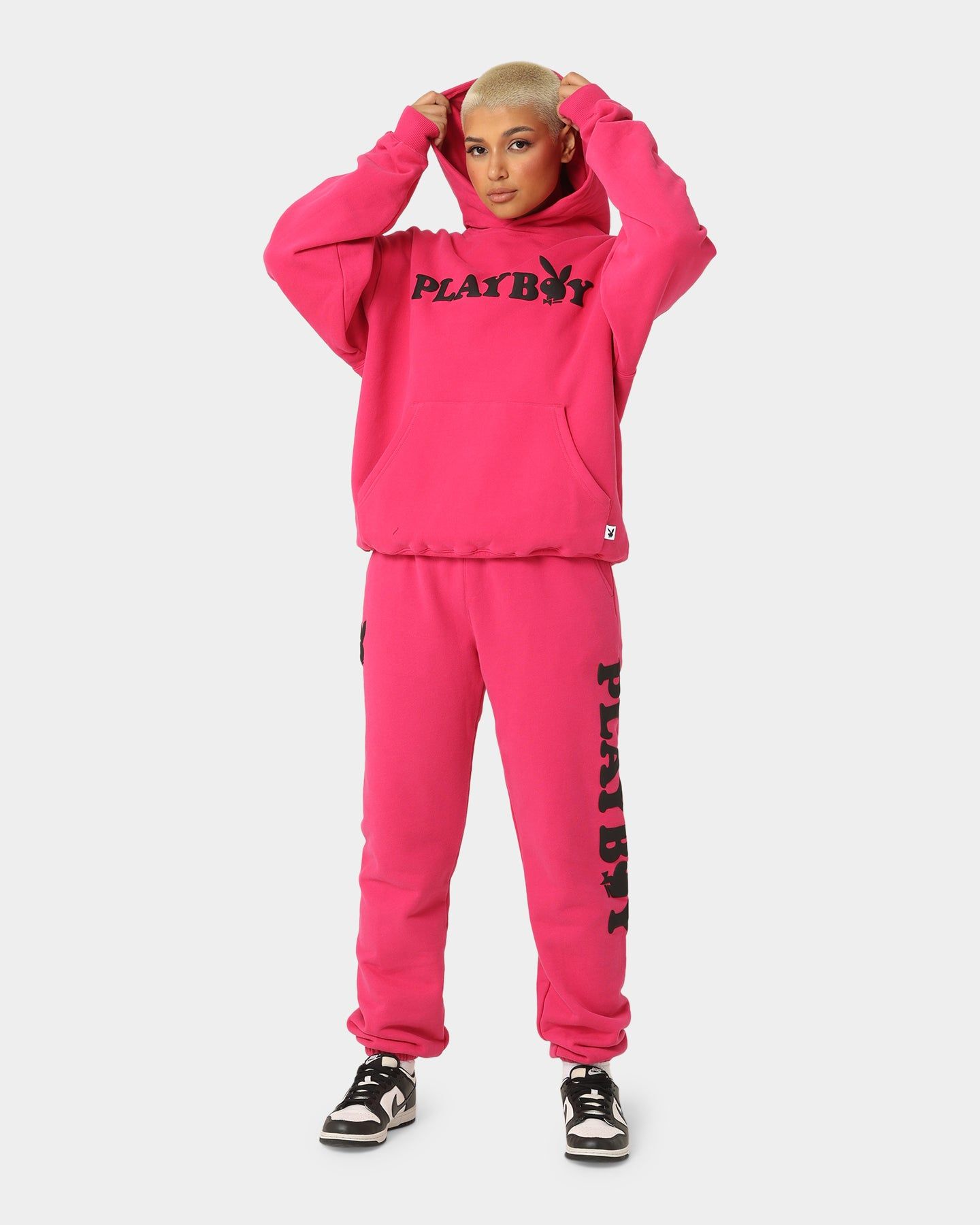Playboy By CK Wordmark Trackpants Pink sold by Culture Kings product image thumbnail 4