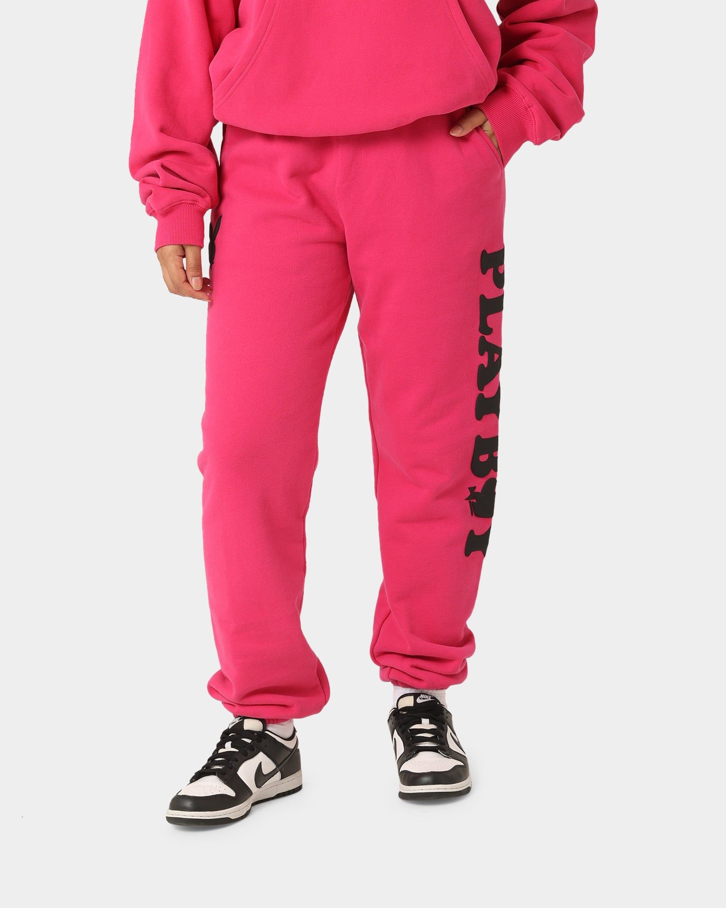 Playboy By CK Wordmark Trackpants Pink sold by Culture Kings product image thumbnail 2
