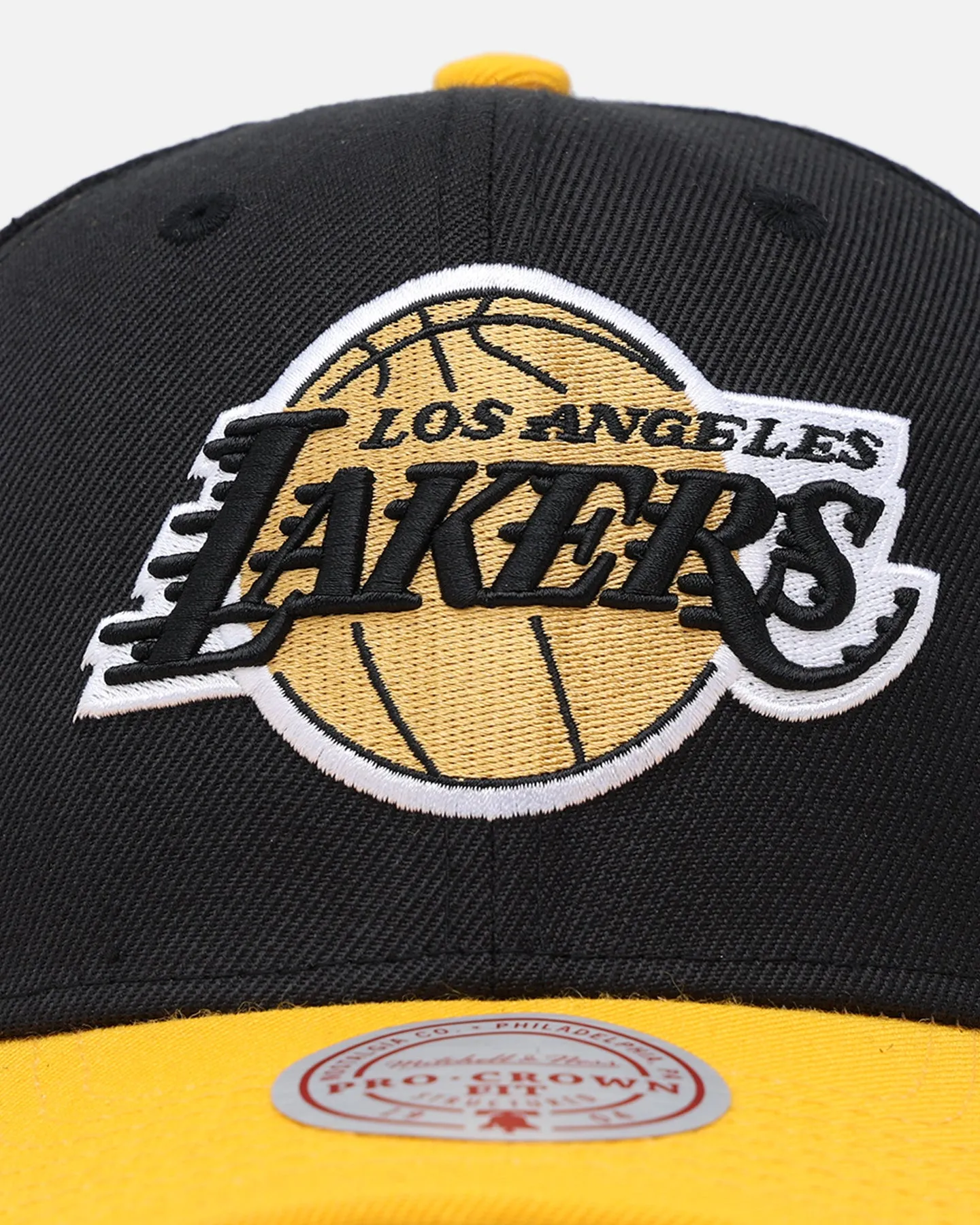 Mitchell & Ness Los Angeles Lakers "Enter The Dragon" Pro Crown Snapback Black/Ochre sold by Culture Kings product image thumbnail 5
