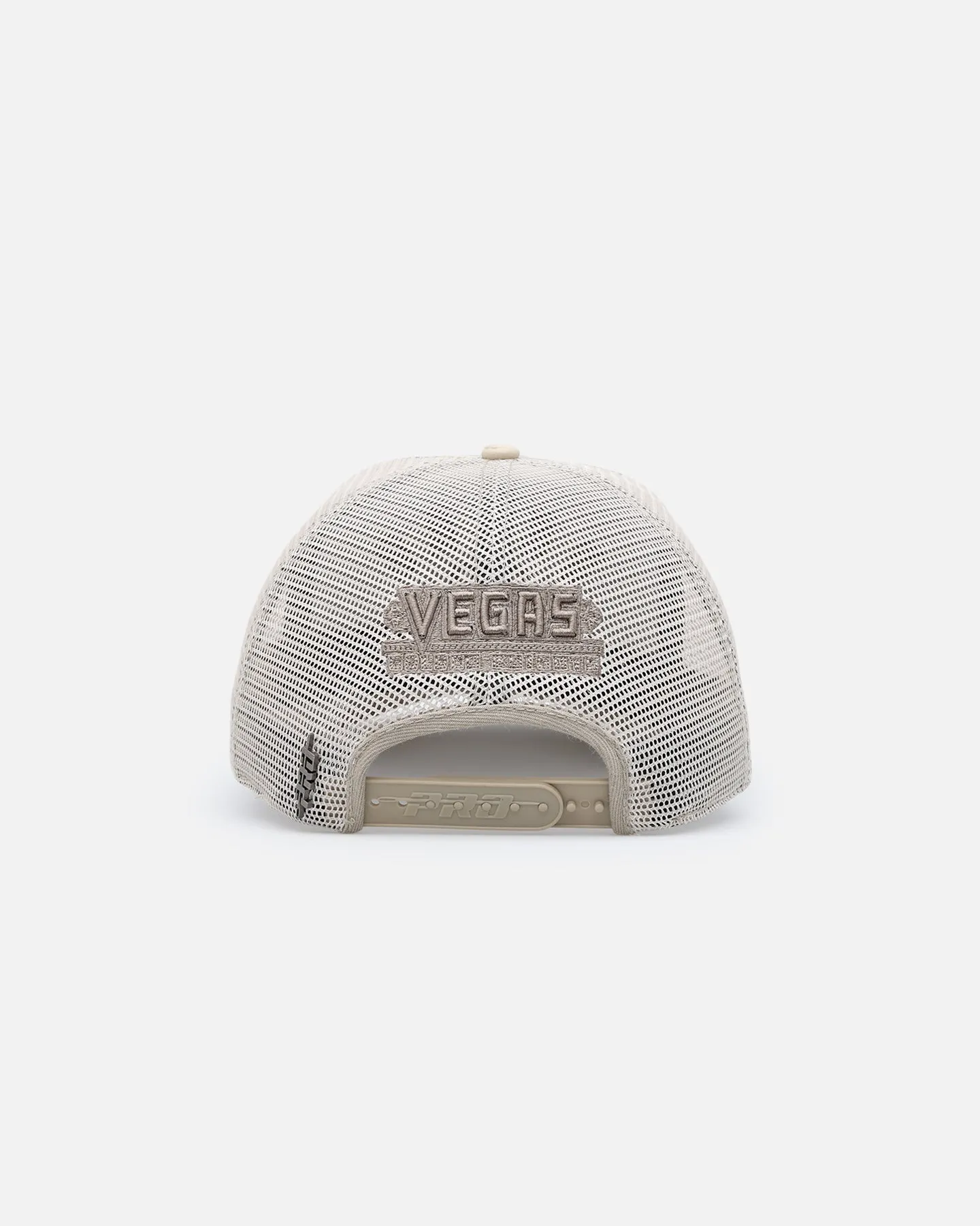 Pro Standard Vegas Golden Knights Pinch Front Trucker Snapback Taupe sold by Culture Kings product image thumbnail 2