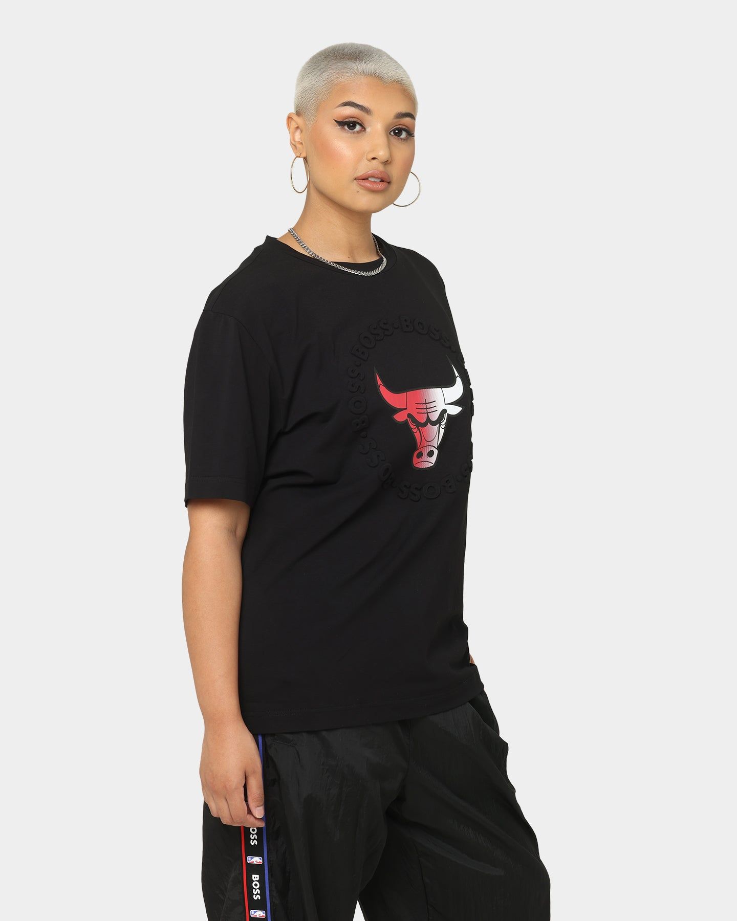 Hugo Boss Hugo Boss X NBA Basic Chicago Bulls Short Sleeve T-Shirt Black sold by Culture Kings product image thumbnail 5