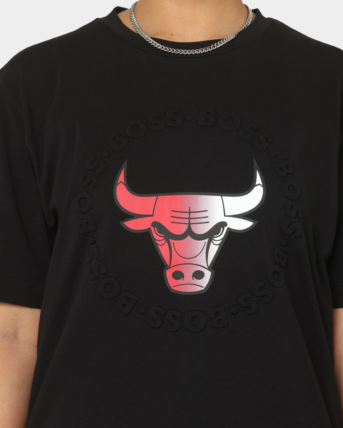 Hugo Boss Hugo Boss X NBA Basic Chicago Bulls Short Sleeve T-Shirt Black sold by Culture Kings product image thumbnail 3