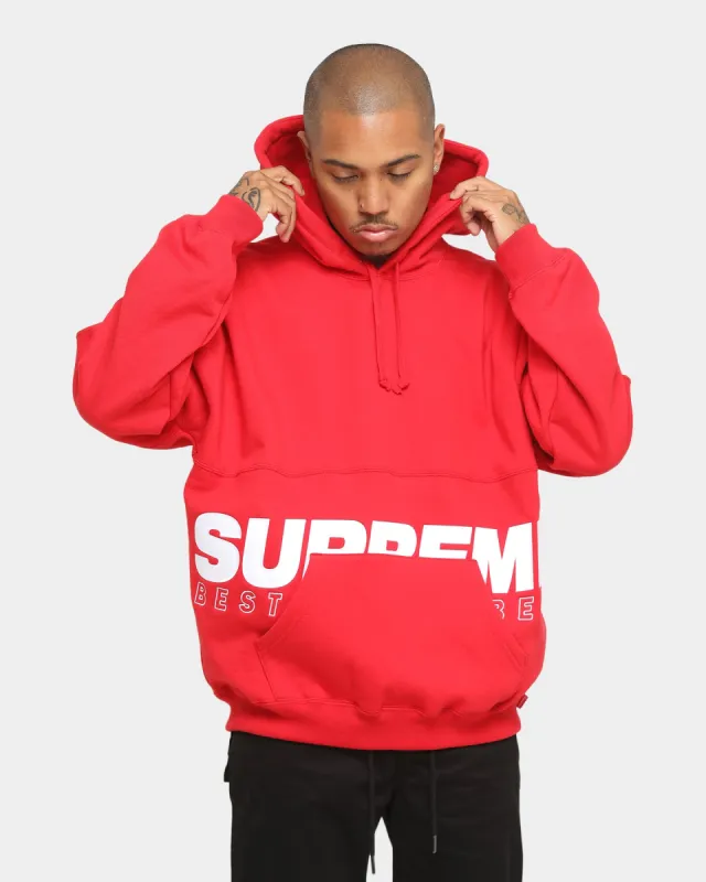 Supreme Best Of The Best Hoodie Red sold by Culture Kings